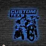 Sports Metal Sign Father Son Mx Racing Biker 1