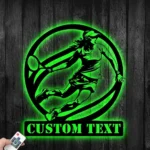 Sports Metal Sign Female Net Game 1