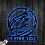 Sports Metal Sign Female Net Game 1