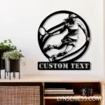 Sports Metal Sign Female Net Game 1