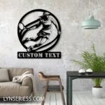 Sports Metal Sign Female Net Game 1