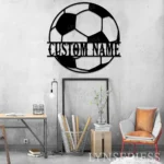 Sports Metal Sign Football Ball 1