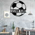 Sports Metal Sign Football Ball 1