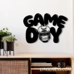Sports Metal Sign Game Day Football 1