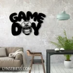 Sports Metal Sign Game Day Football 1