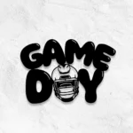 Sports Metal Sign Game Day Football 1