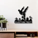 Sports Metal Sign Handcrafted Taekwondo Martial Arts 1