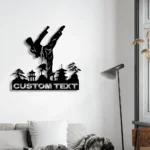 Sports Metal Sign Handcrafted Taekwondo Martial Arts 1