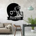 Sports Metal Sign Helmet Us American Football 1