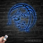 Sports Metal Sign Hoops 1