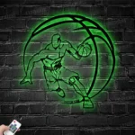 Sports Metal Sign Hoops 1