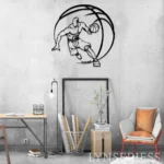 Sports Metal Sign Hoops 1