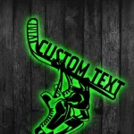 Sports Metal Sign Ice Puck Sport 1