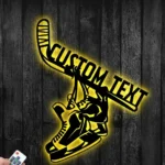 Sports Metal Sign Ice Puck Sport 1