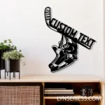 Sports Metal Sign Ice Puck Sport 1