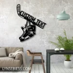 Sports Metal Sign Ice Puck Sport 1