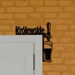 Sports Metal Sign Krolewskie Tap Handle 1