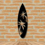 Sports Metal Sign Palm Tree Surfboard 1