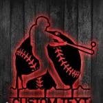 Sports Metal Sign Personalized Baseball Softball Name 1