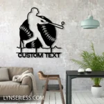 Sports Metal Sign Personalized Baseball Softball Name 1