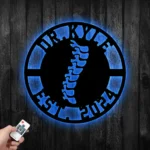 Sports Metal Sign Personalized Chiropractor Name 1