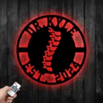 Sports Metal Sign Personalized Chiropractor Name 1