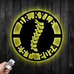 Sports Metal Sign Personalized Chiropractor Name 1