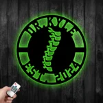 Sports Metal Sign Personalized Chiropractor Name 1