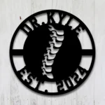 Sports Metal Sign Personalized Chiropractor Name 1