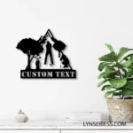 Sports Metal Sign Personalized Couple Golfing 1