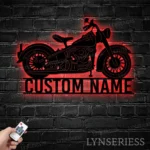 Sports Metal Sign Personalized Dirt Bike Name 1