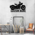 Sports Metal Sign Personalized Dirt Bike Name 1