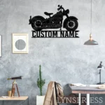 Sports Metal Sign Personalized Dirt Bike Name 1