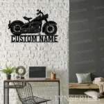 Sports Metal Sign Personalized Dirt Bike Name 1