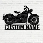 Sports Metal Sign Personalized Dirt Bike Name 1