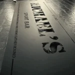 Sports Metal Sign Personalized Dirt Bike Name 1