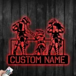 Sports Metal Sign Personalized Family Motocross Biker 1
