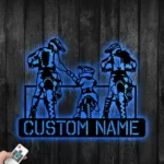 Sports Metal Sign Personalized Family Motocross Biker 1