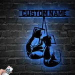 Sports Metal Sign Personalized King Boxer Name 1
