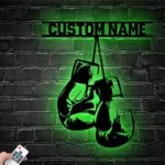 Sports Metal Sign Personalized King Boxer Name 1