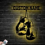 Sports Metal Sign Personalized King Boxer Name 1