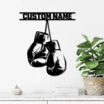 Sports Metal Sign Personalized King Boxer Name 1