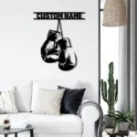 Sports Metal Sign Personalized King Boxer Name 1