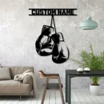 Sports Metal Sign Personalized King Boxer Name 1