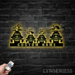 Sports Metal Sign Personalized Motor Sled Biker Ski Doo Name 1