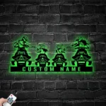 Sports Metal Sign Personalized Motor Sled Biker Ski Doo Name 1