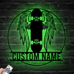 Sports Metal Sign Personalized Skateboarding Name 1