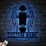 Sports Metal Sign Personalized Skateboarding Name 1