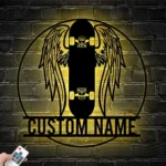Sports Metal Sign Personalized Skateboarding Name 1