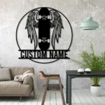 Sports Metal Sign Personalized Skateboarding Name 1